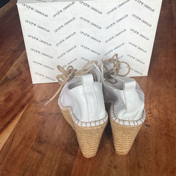 Andre Assous Canvas Wedges, Size 36 - Picture 4 of 5